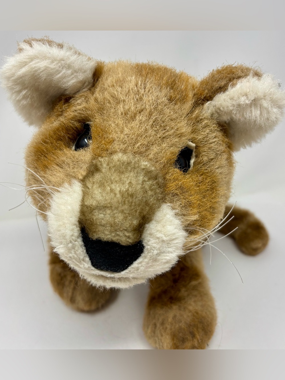 Folkmanis African Mountain Lion Cub Plush Hand Puppet 14" Retired Soft Realistic